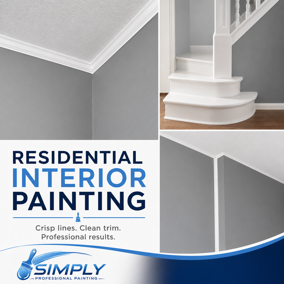 Residential and commercial interior painting in Parkesburg PA by Simply Professional Painting