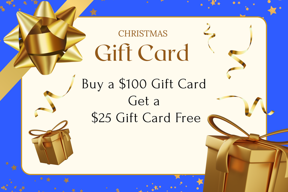 Buy a  100 gift card get 2nd free