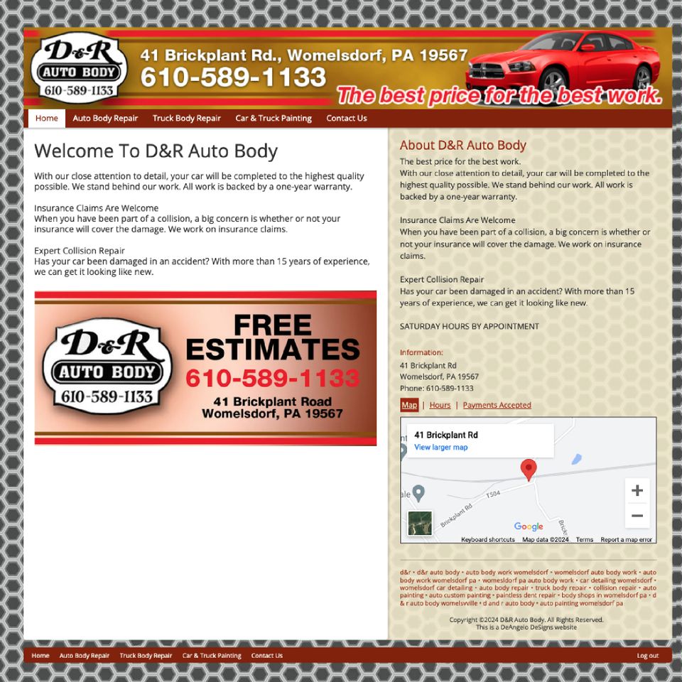 011 d r auto body sm
