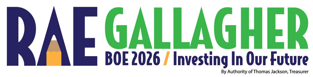 Rae Gallagher for Board of Education - By Authority of Thomas Jackson, Treasurer