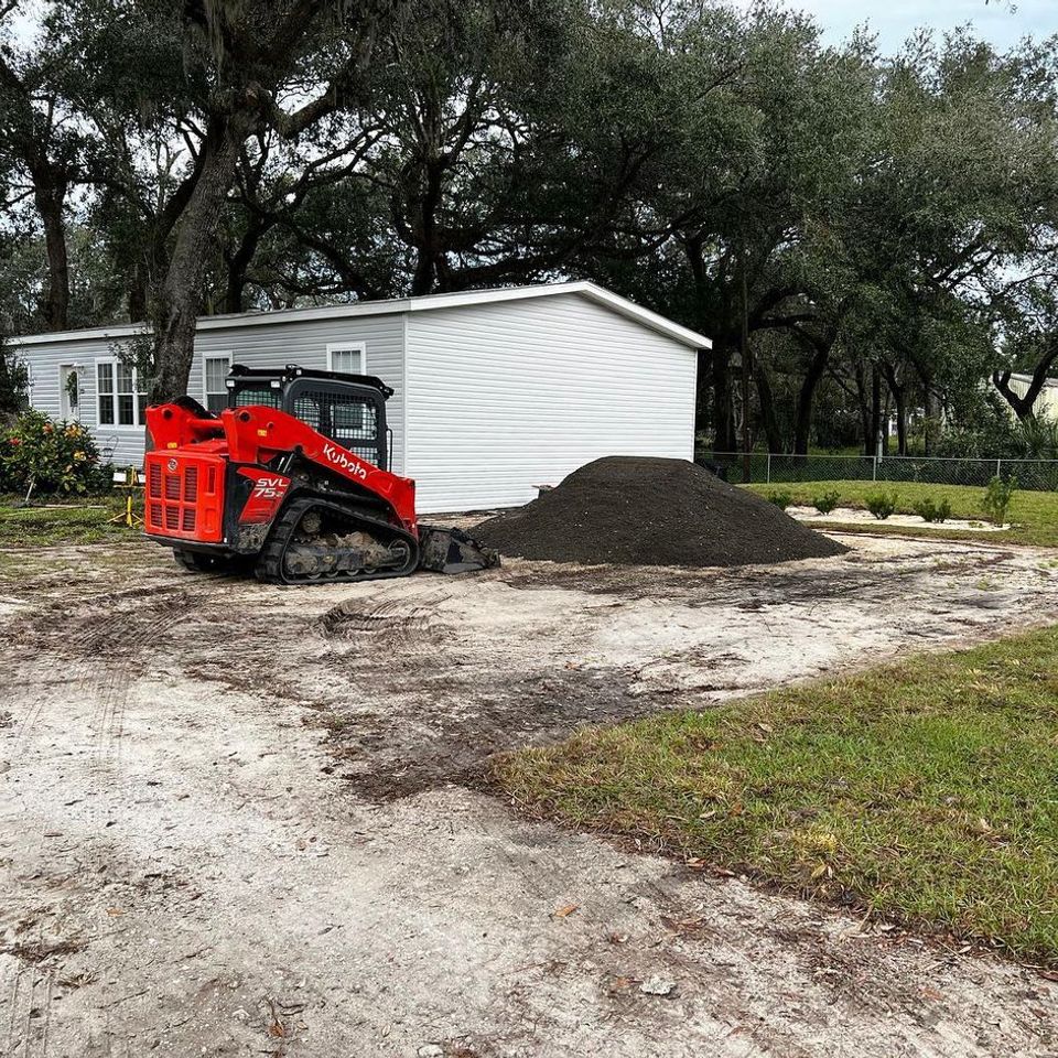 Parking pad before