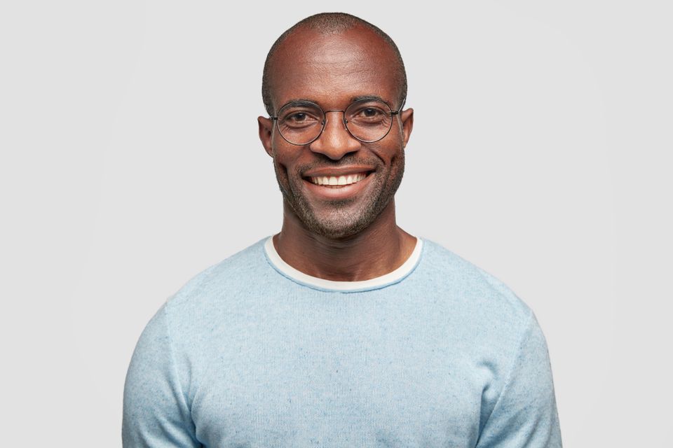 Male smiling