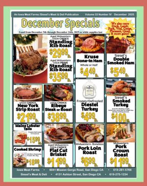 Iowa Meat Farms Siesel's Meats