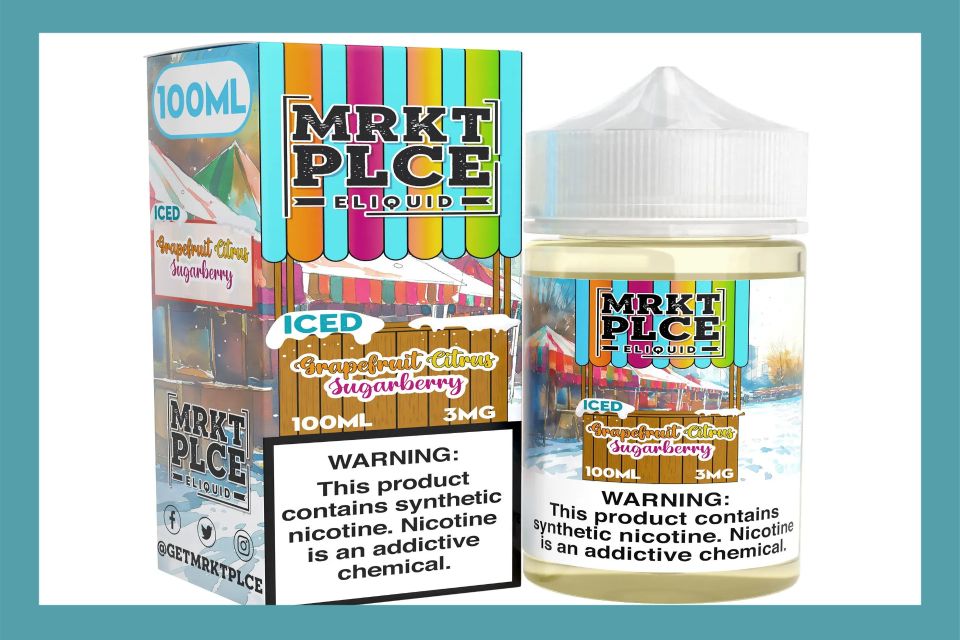 MRKT PLCE Iced Grapefruit Citrus Sugarberry E-Liquid