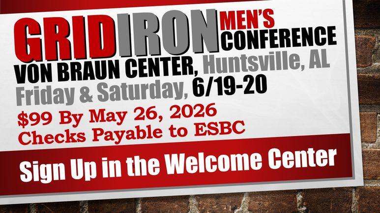 Gridiron conference sign up in welcome center