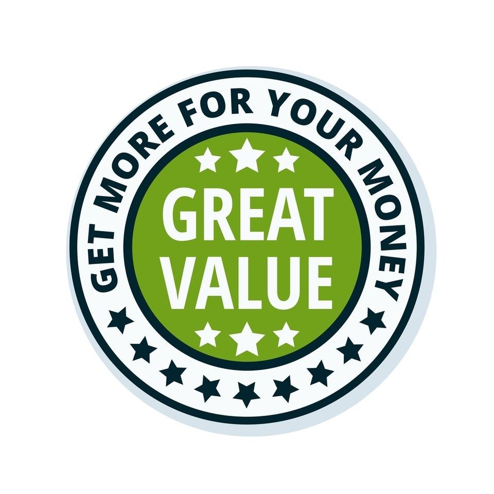 Get more for your money   great value seal depositphotos 239015700 s