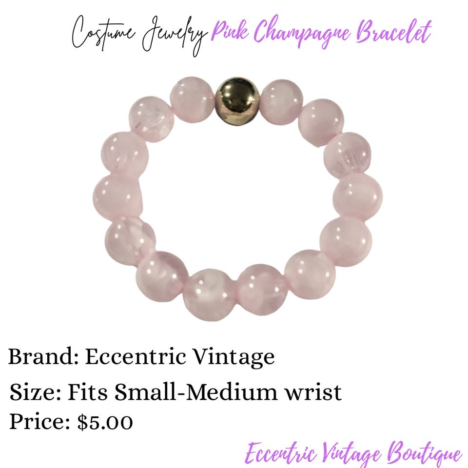 Pink champagne bracelet