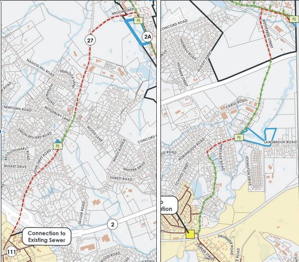 Options for great road sewers