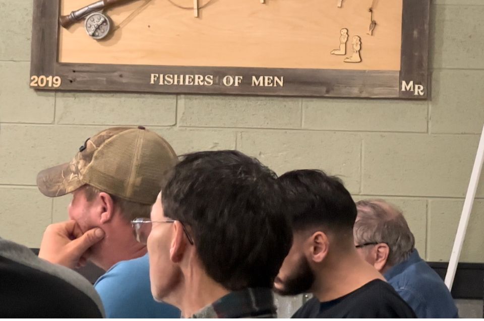 Men in class