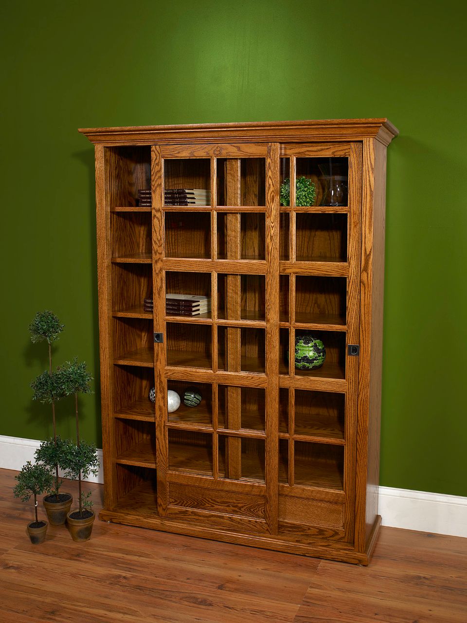 Fw sliding bookcase open