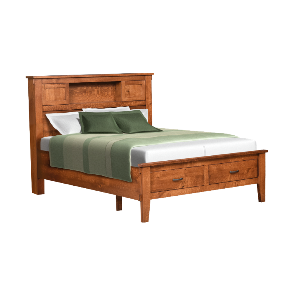 Jfh hampton 1094 queen bed hampton