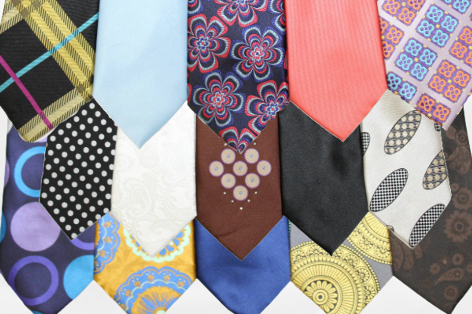 Neckties multi colors