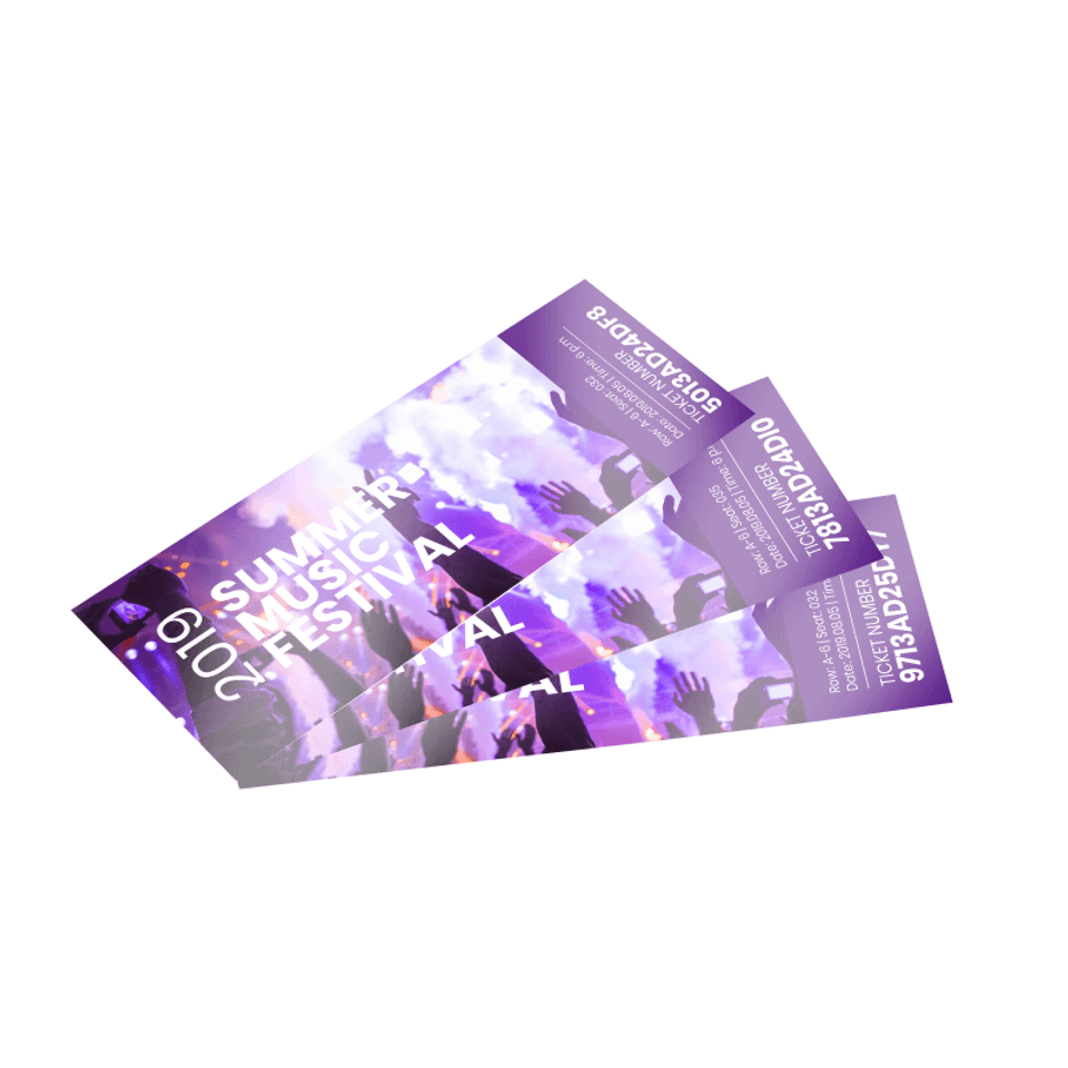 Numbered tickets thumbnail