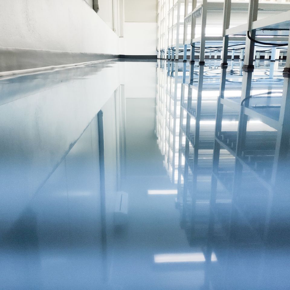 Vecteezy a cable under rack legs at sea blue epoxy floor industrial 6177382