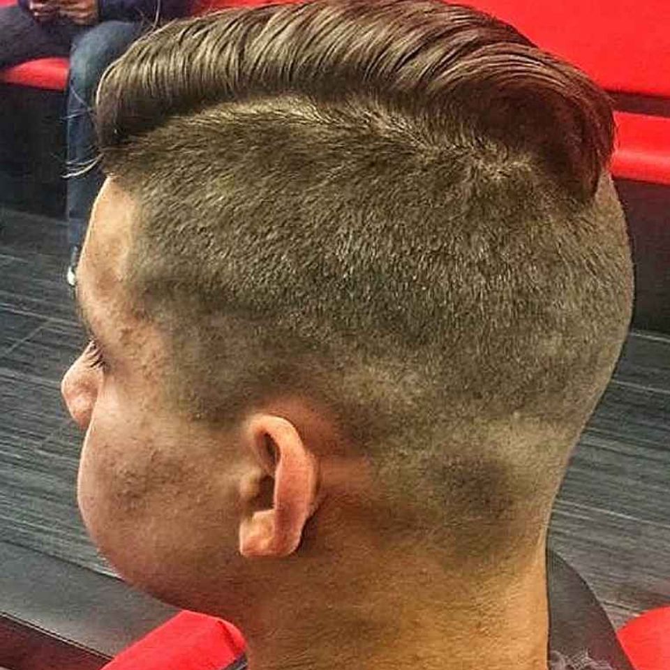 Sal and gabis barbershop fade with mohawk