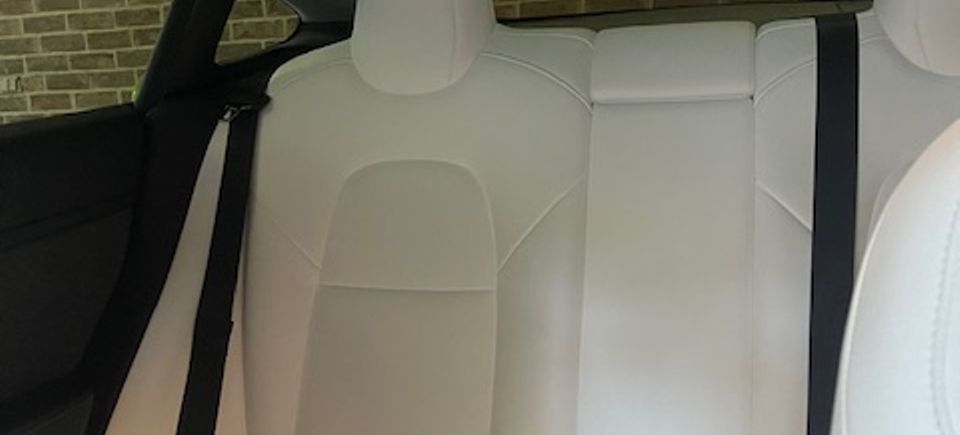 Backseat tesla model x