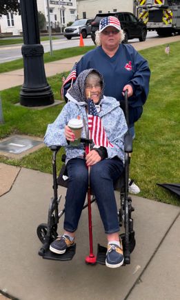 Mahoning Valley Republican Women's Club 2025 Flag Day Wave at Canfield Green