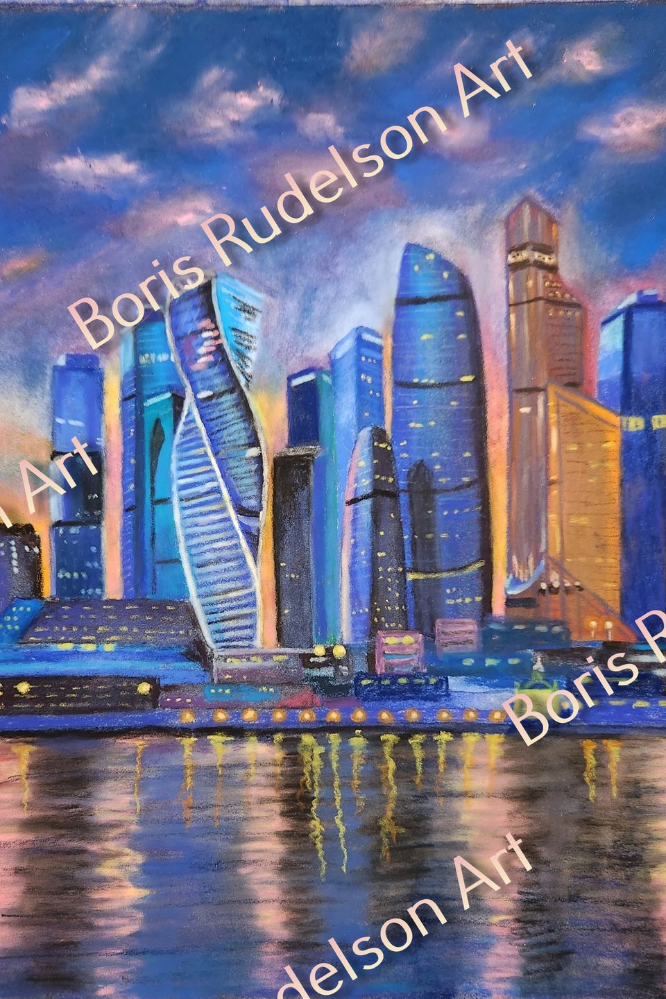 Pastel. Moscow-city