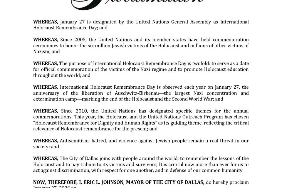 Dallas proclamation 3