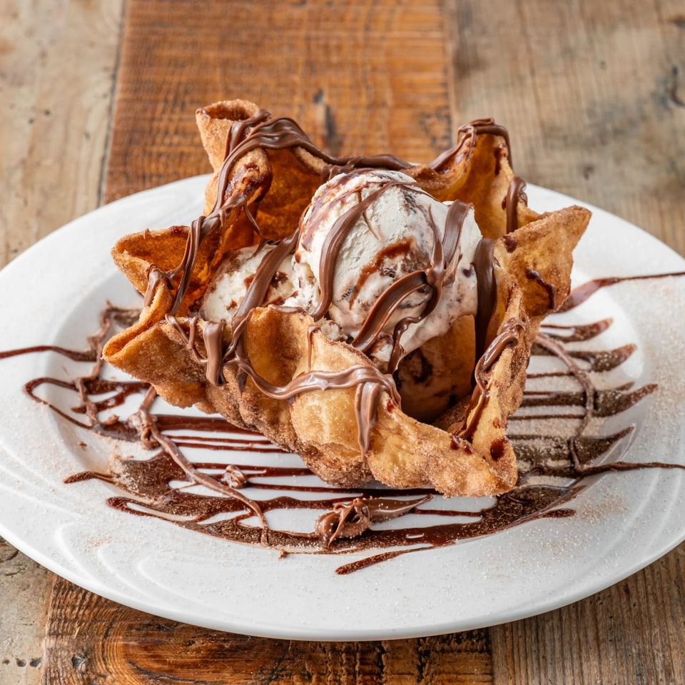 Ice cream with nutella