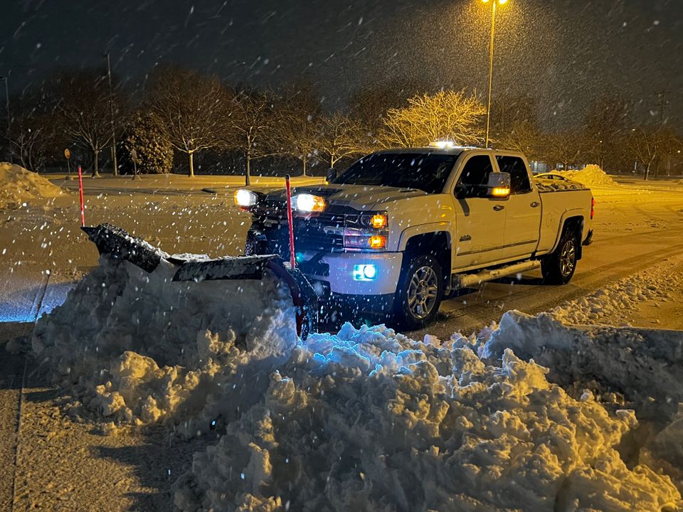 Snow plowing appleton