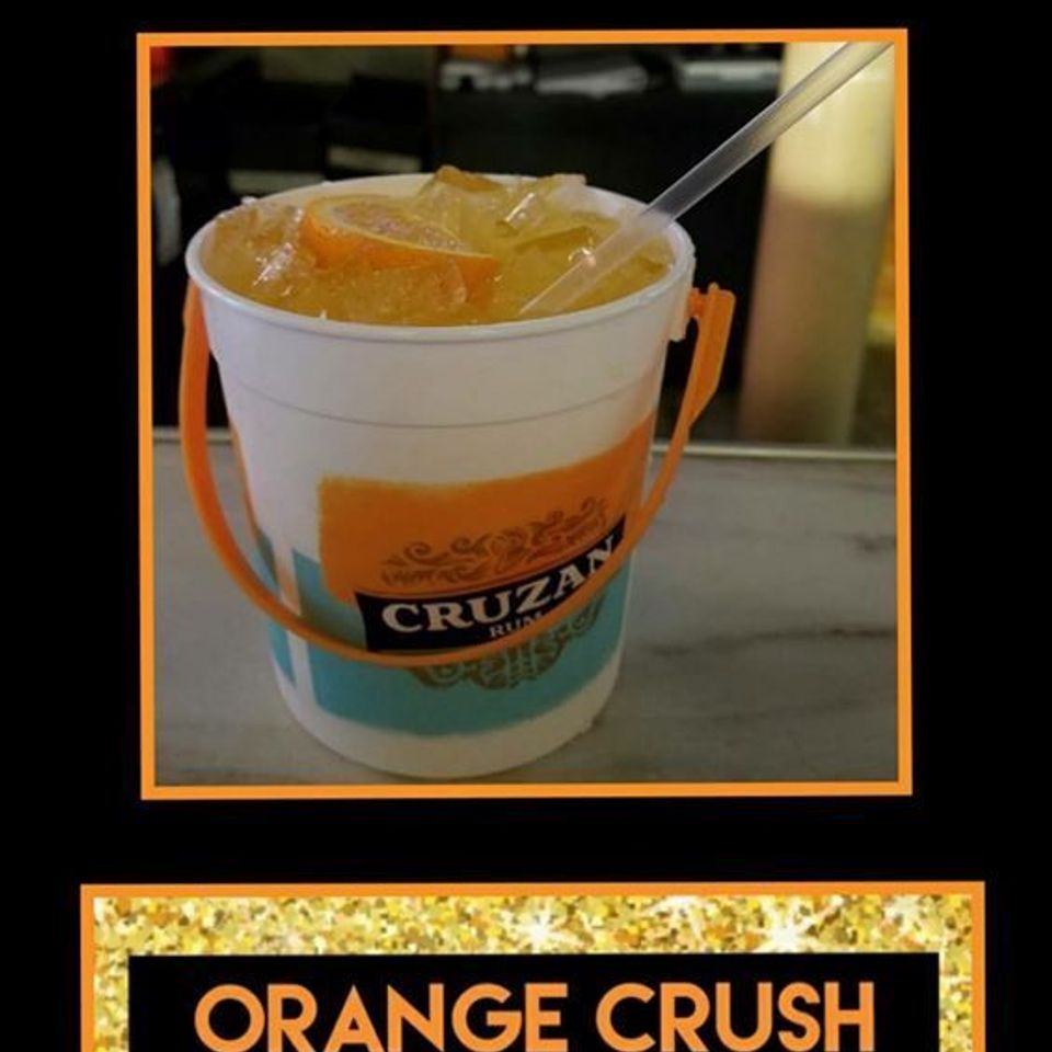 Orange crushes to go