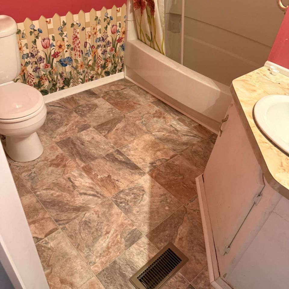 H&M Home Bathroom Flooring