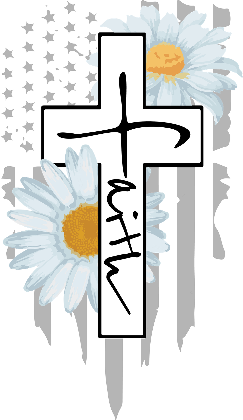 Faith   faithwithdaisyforwhitebackgroundnooutline