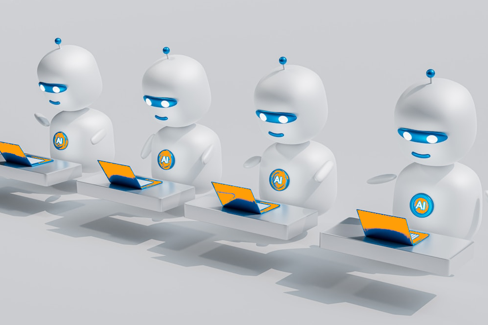 robots using ai to make websites