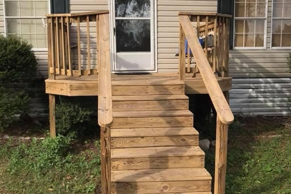 Prestige stairs after