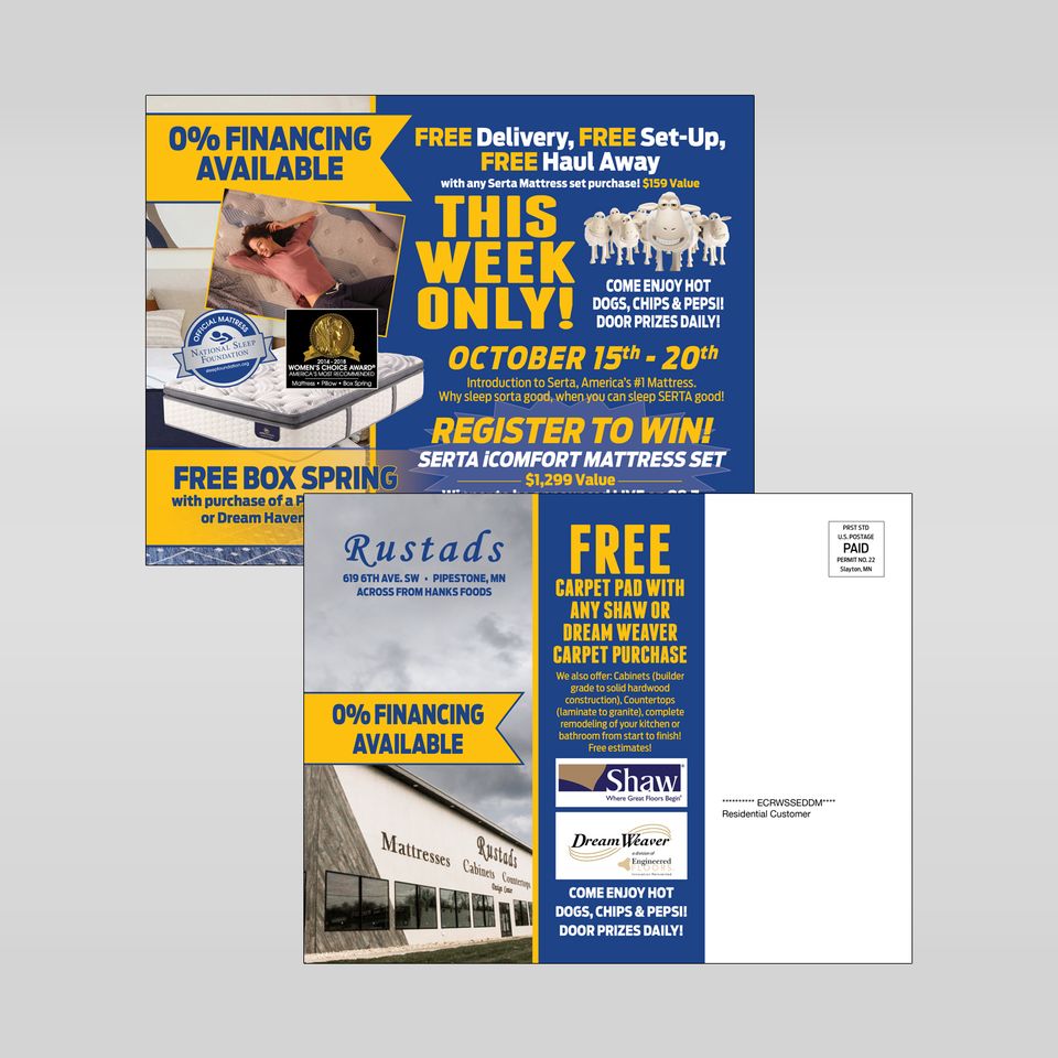 Rustad mailer