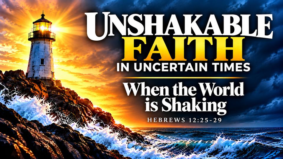Unshakeable faith in uncertain times bulletin image