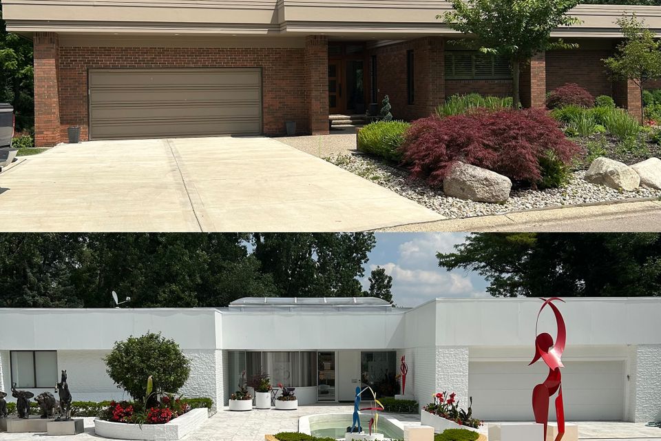 2 modern home construction