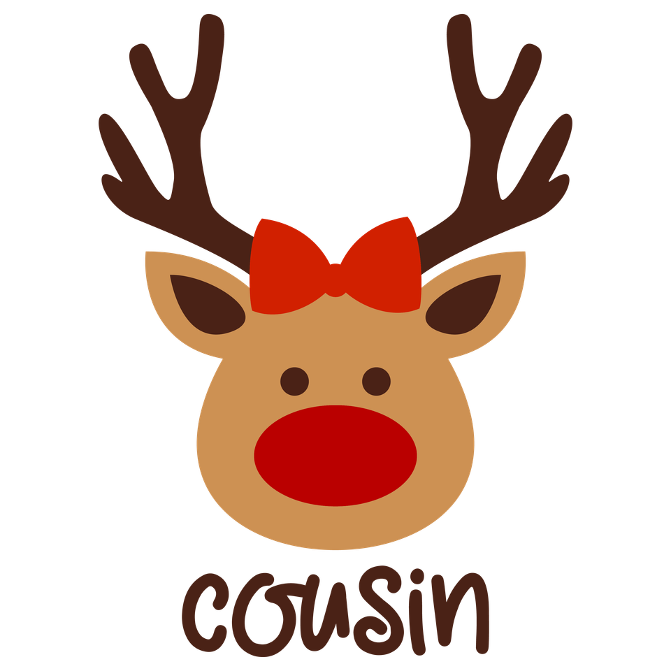 Seasons   christmas family cousin girl reindeer