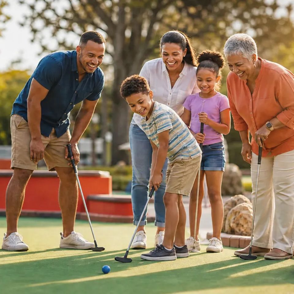 Mini Golf Family Fun