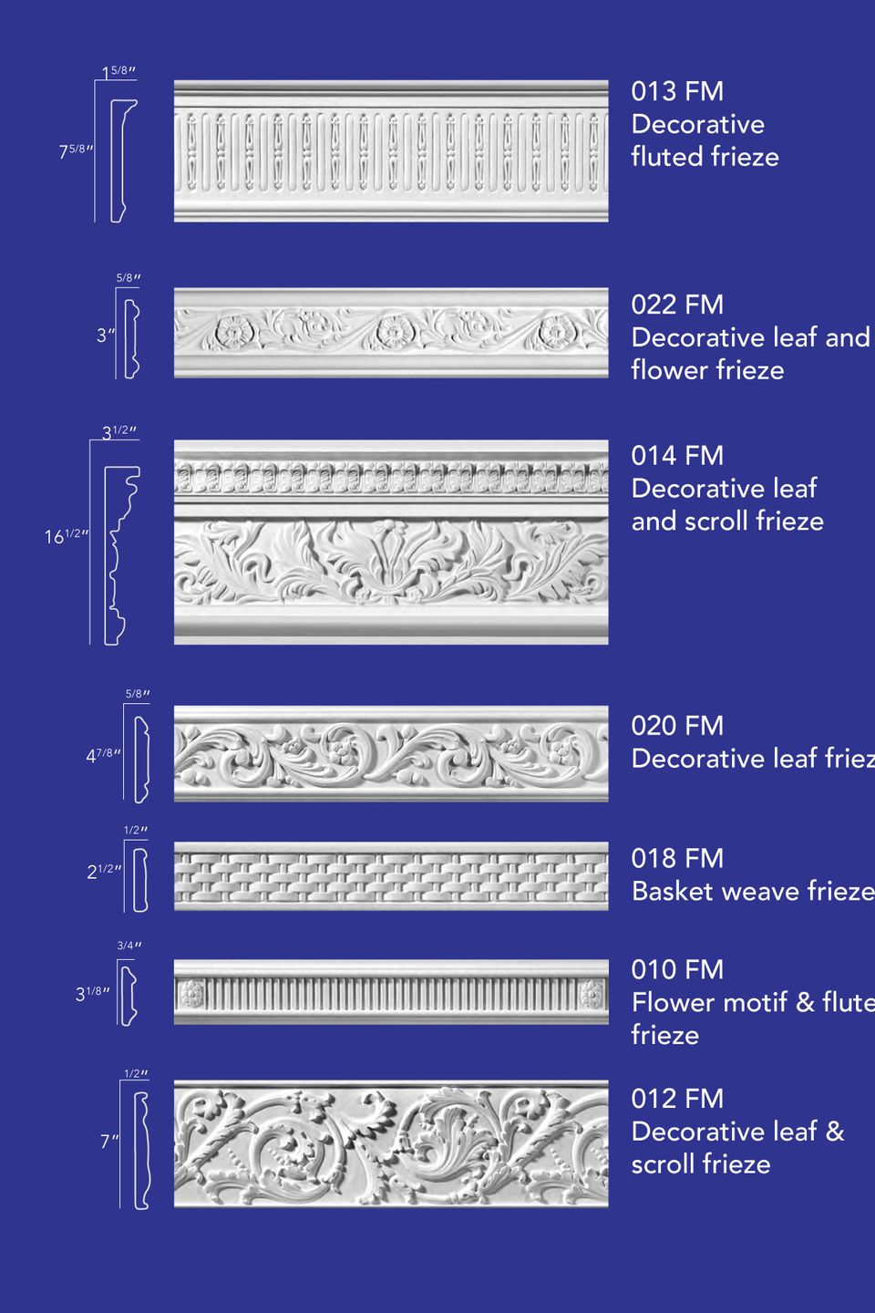 Alta frieze moulding 3