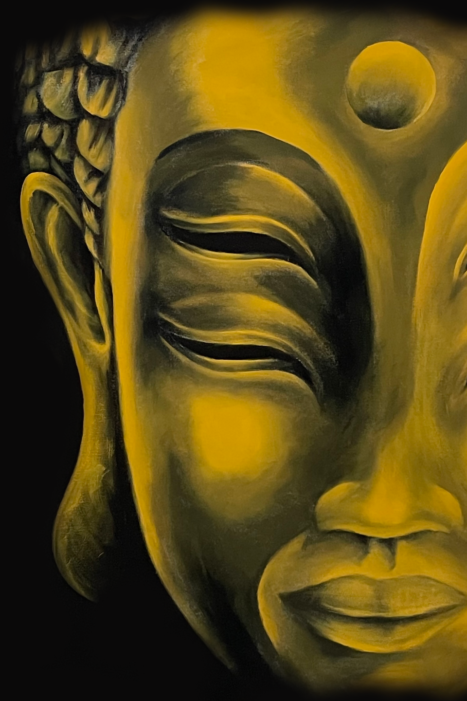 Tech buddha painting