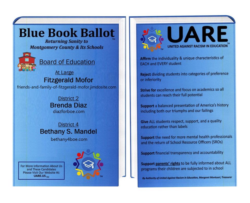 Blue book ballot 2024 front page and back w url