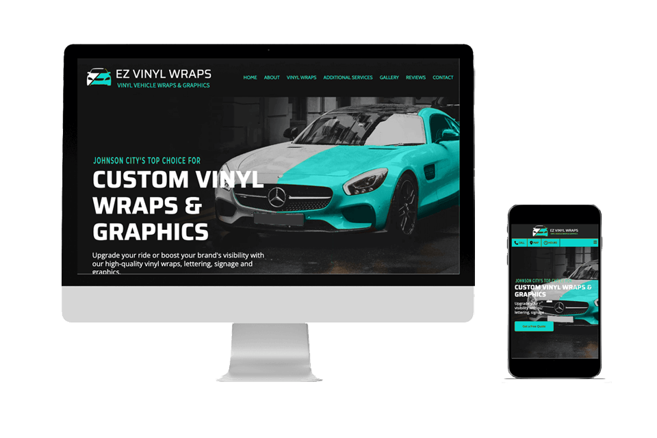 Website Design Example in Kingsport TN