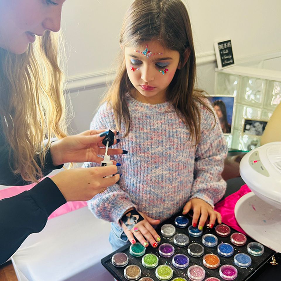 Glitter tattoos