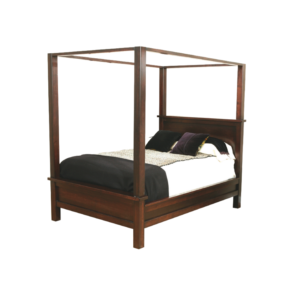 Nc cabin creek bed with canopy