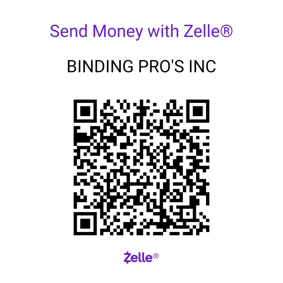 Qr code for zelle binding pros 