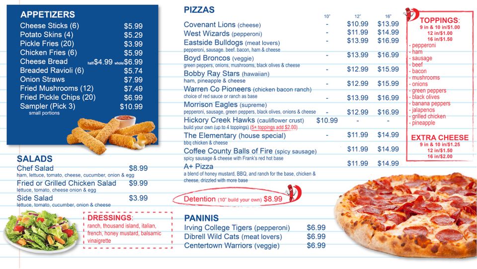 Menu 1 031325