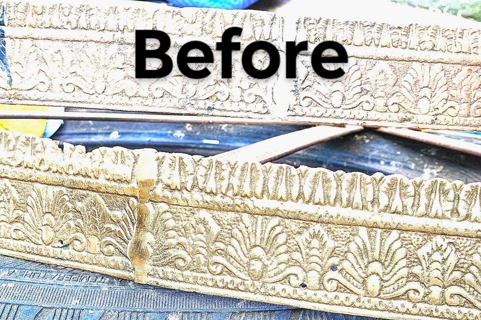 Marble before after