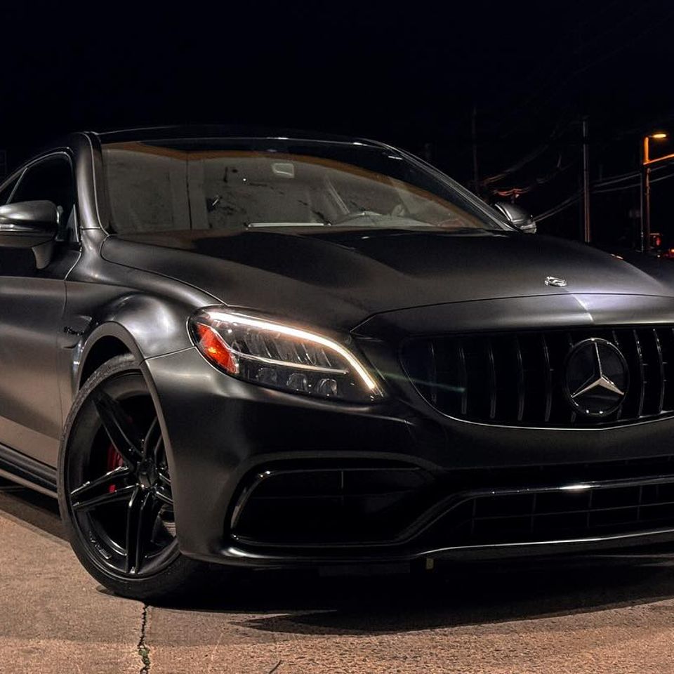 Black mercedes