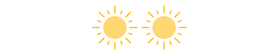 2 sun rating