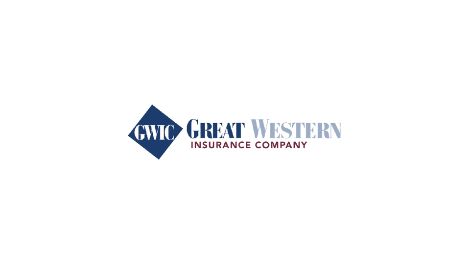 Gwic great western insurance company logo (full white board)