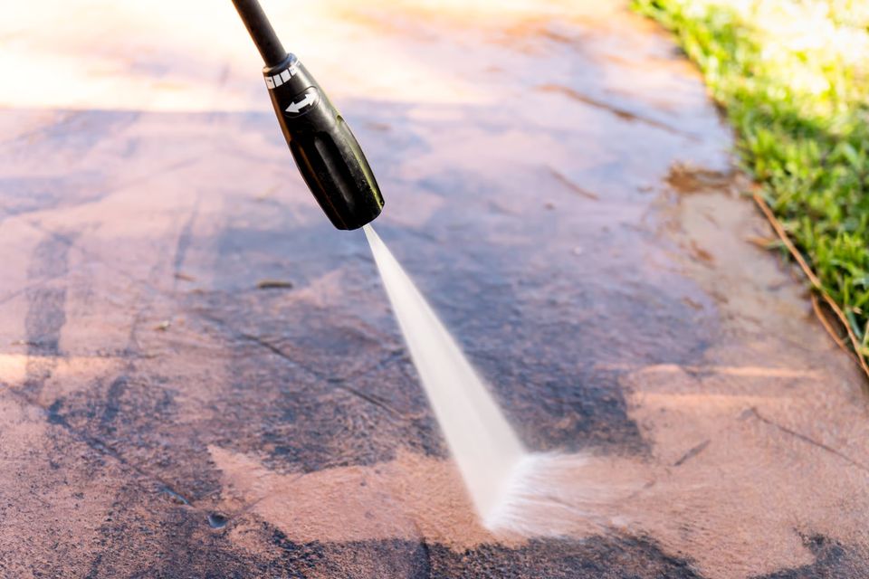 Grass enforcers pressure washing