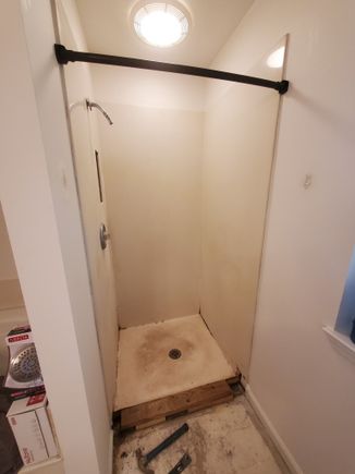 Shower before