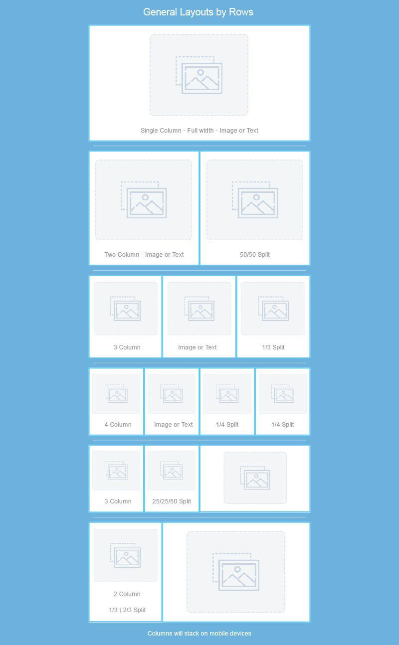 Email layouts template 18 example